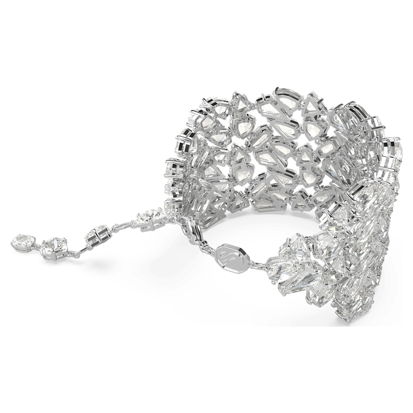 swarovski سوار mesmera، قطع متنوع، لون أبيض، طلاء روديوم