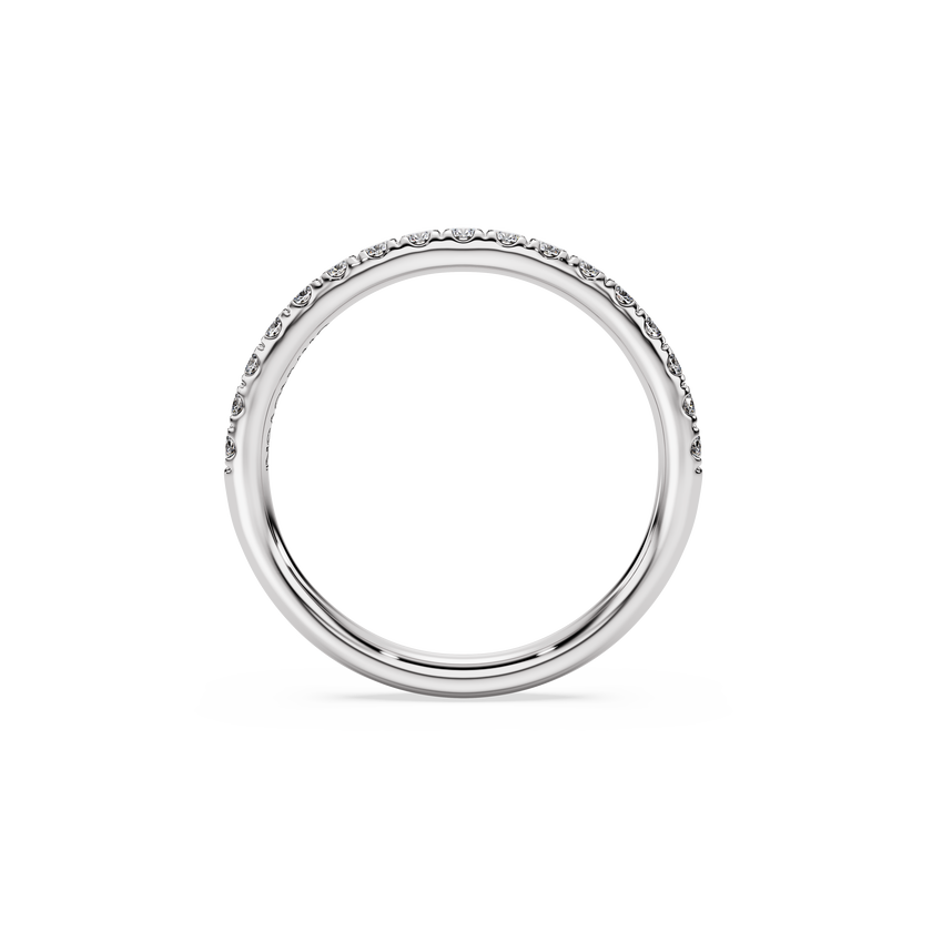 swarovski eternity band ring  lab grown diamonds 0 4 ct tw  round shape  sterling silver
