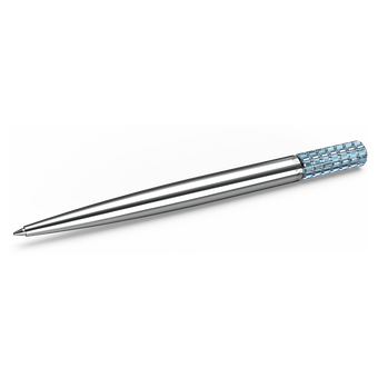 swarovski قلم lucent، لون أزرق، طلاء كروم