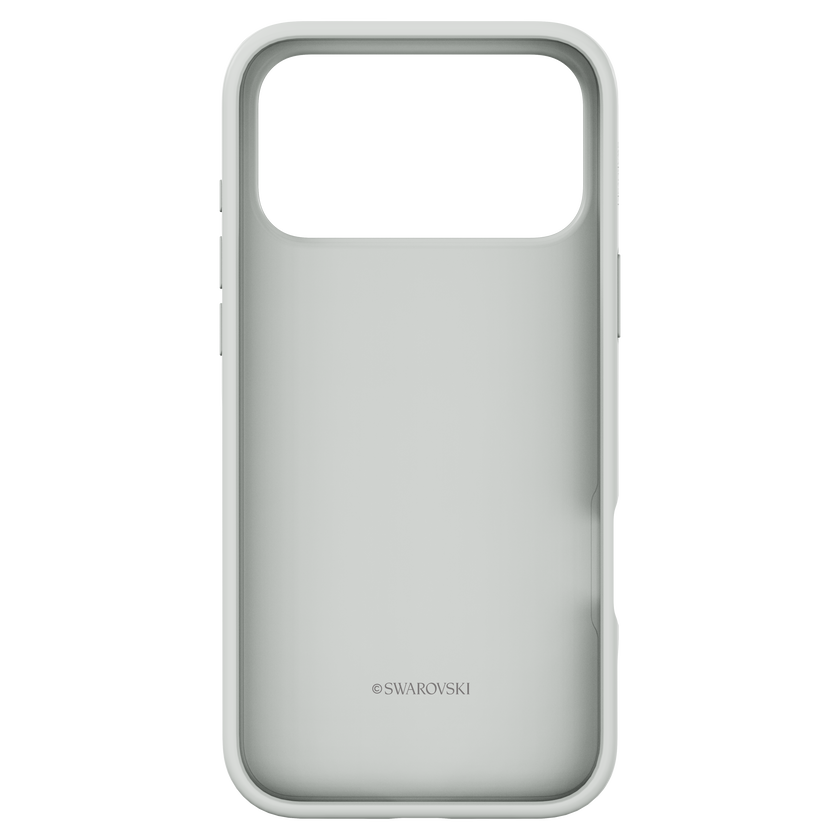 swarovski حافظة high للهاتف الذكي، iphone  17 pro max، لون فضي