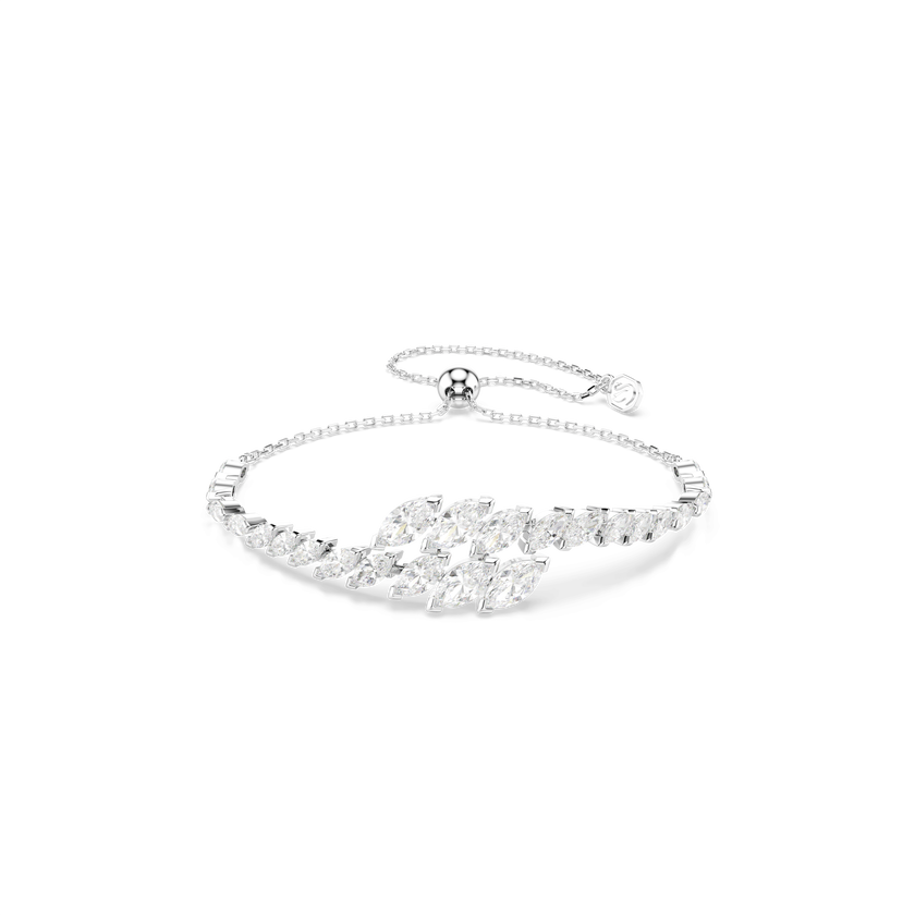 swarovski طقم mesmera، طقم  3 ، قطع ماركيز، لون أبيض، طلاء روديوم