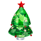 swarovski قطعة زينة joyful على شكل شجرة الأعياد، لون أخضر