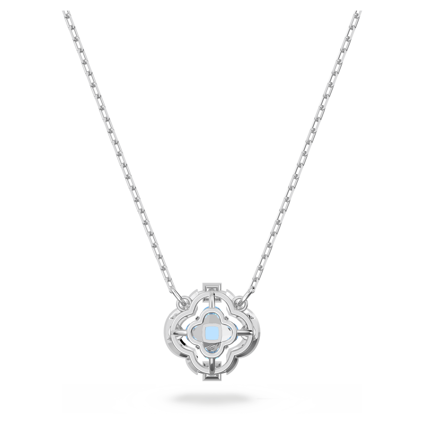 swarovski عقد sparkling dance من سواروفسكي، لون أزرق، طلاء روديوم