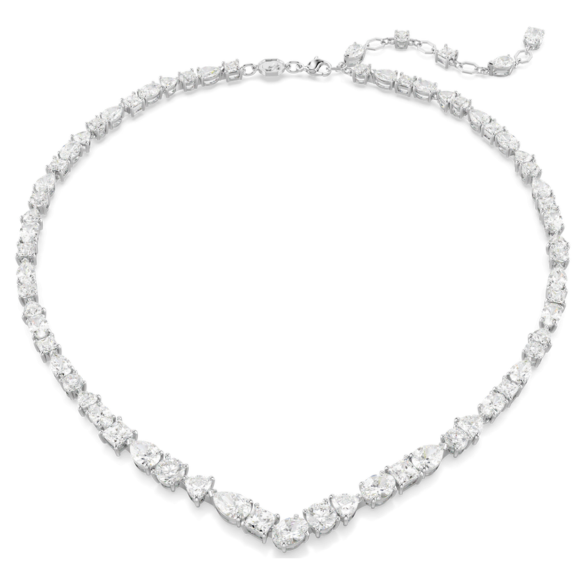 swarovski طقم mesmera، قطع متنوع، لون أبيض، طلاء روديوم