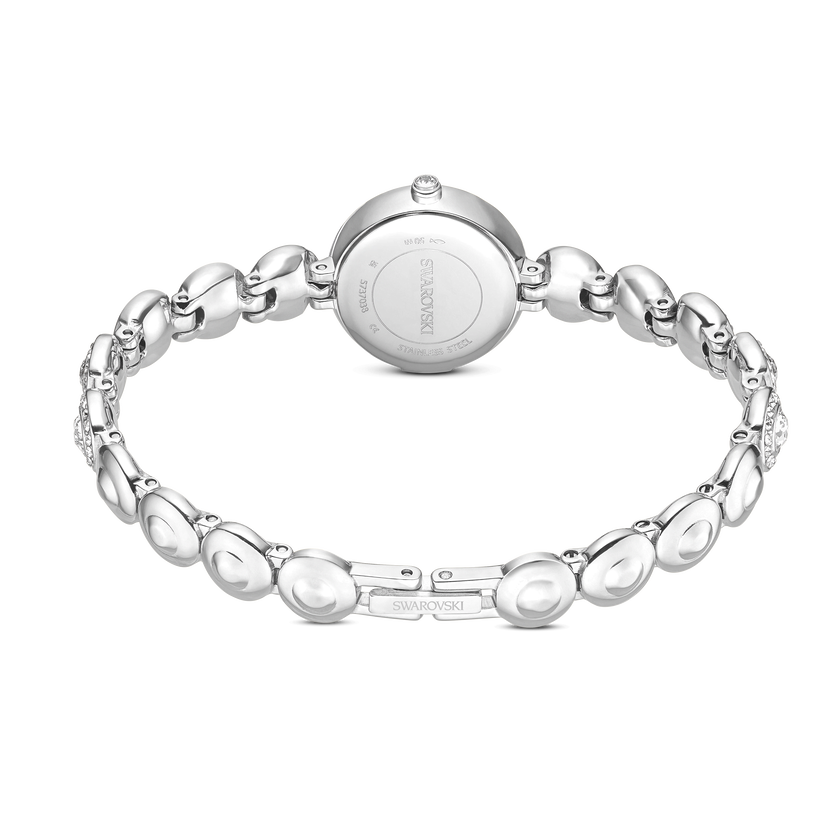 swarovski ساعة una angelic، سوار كريستال، لون فضي، ستانلس ستيل
