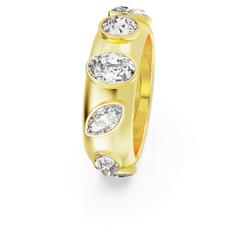 swarovski خاتم imber، قطع متنوع، لون أبيض، طلاء بلون ذهبي