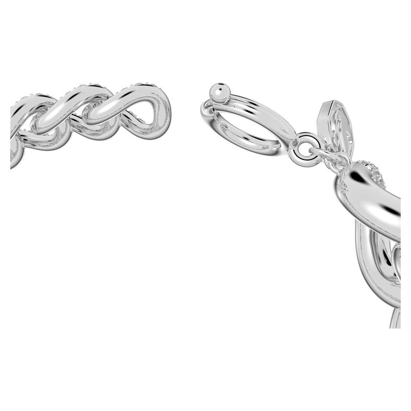 swarovski سوار dextera، كريستالات متراصة، طلاء روديوم