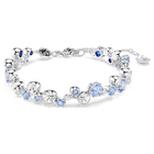 swarovski constella bracelet mixed cuts blue rhodium plated