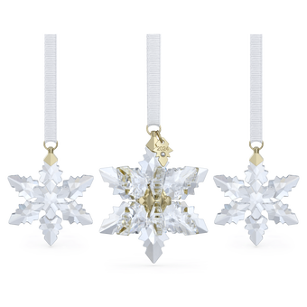 swarovski طقم قطع زينة ثلاثية الأبعاد annual edition لموسم أعياد 2024