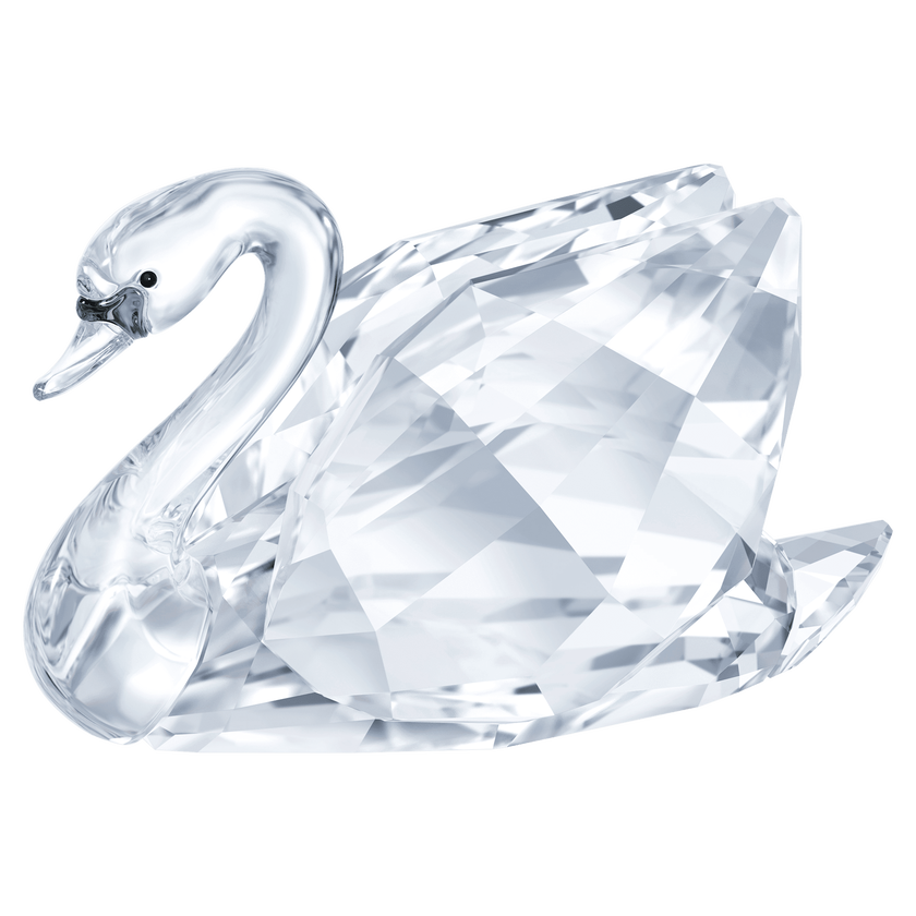 swarovski قطعة زينة feathered beauties على شكل بجعة، حجم صغير