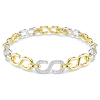 swarovski سوار dextera، قطع مستدير، لون أبيض، لمسة نهائية من معادن مختلطة