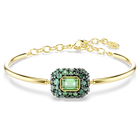 swarovski سوار sublima، قطع مثمن، لون أخضر، لمسة نهائية من الذهب عيار 18 قيراط