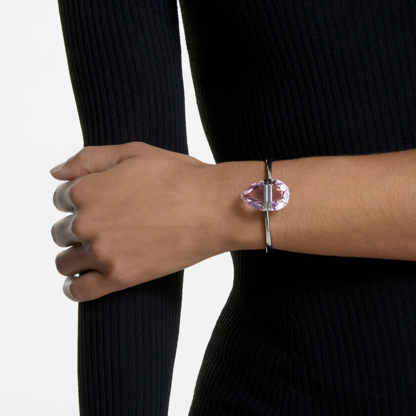 swarovski سوار lucent، بمغناطيس، لون وردي، طلاء روديوم