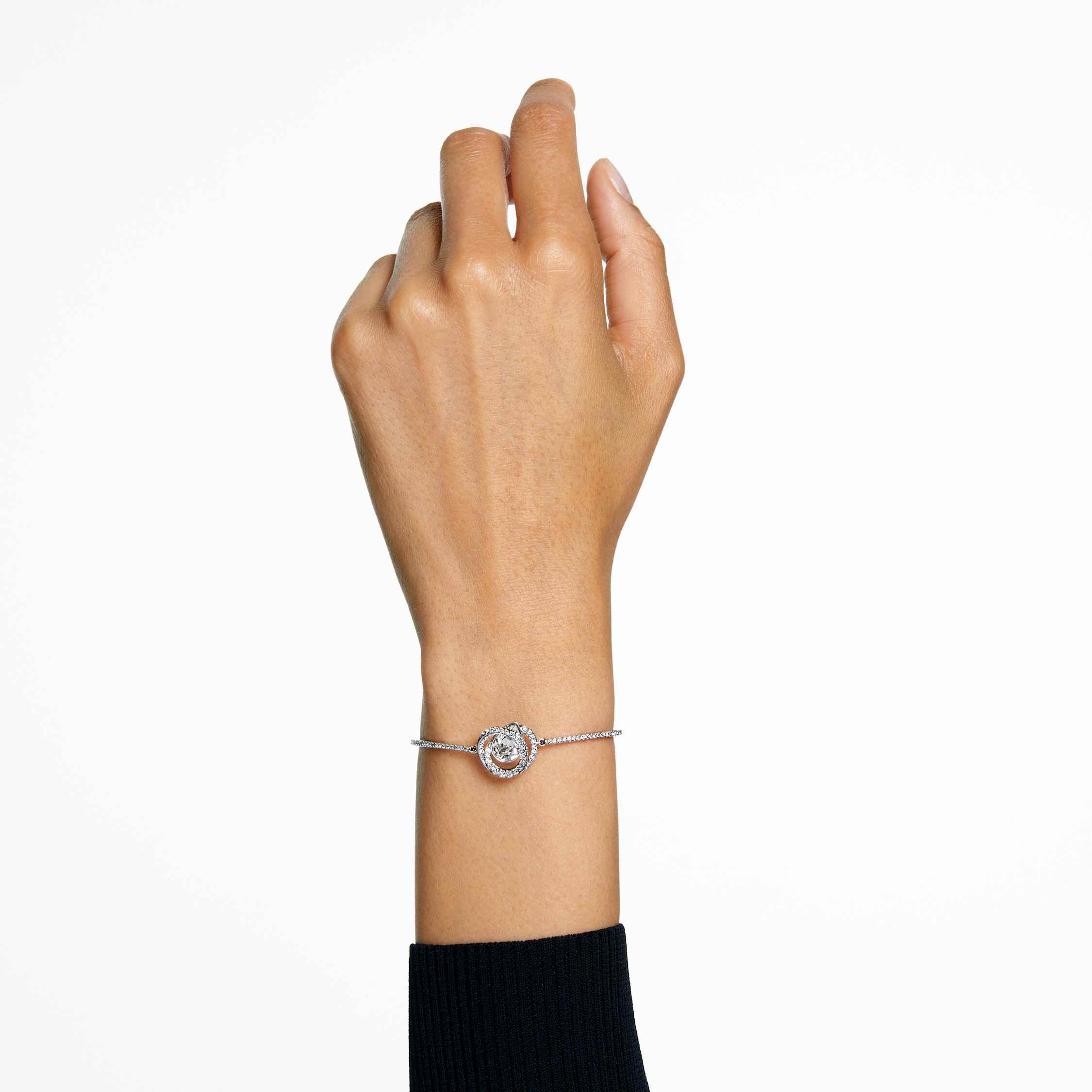 swarovski سوار generation، لون أبيض، طلاء روديوم