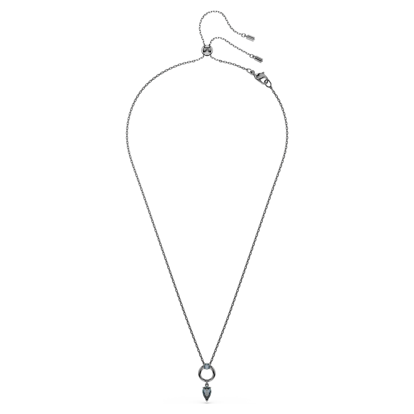 swarovski قلادة mesmera، قطع متنوع، لون رمادي، طلاء روثينيوم