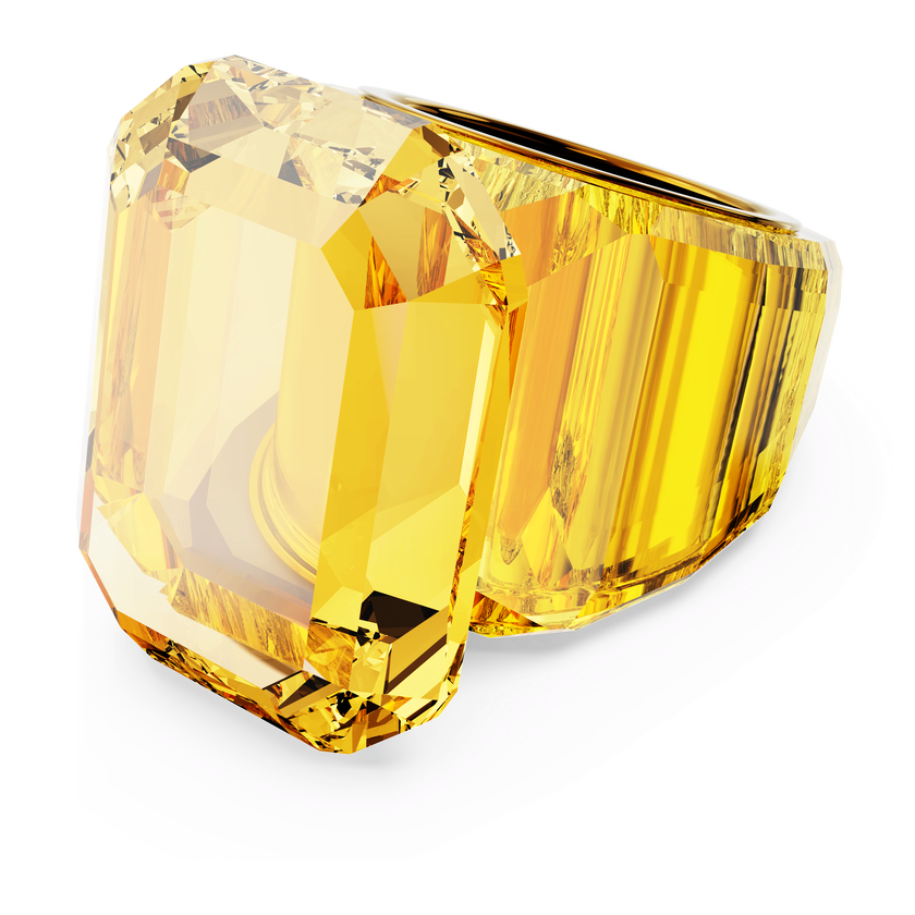 swarovski خاتم كوكتيل lucent، لون أصفر