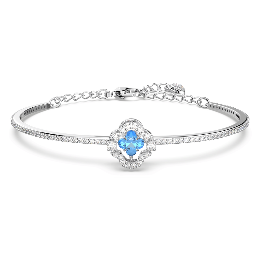 swarovski سوار sparkling dance من سواروفسكي، لون أزرق، طلاء روديوم