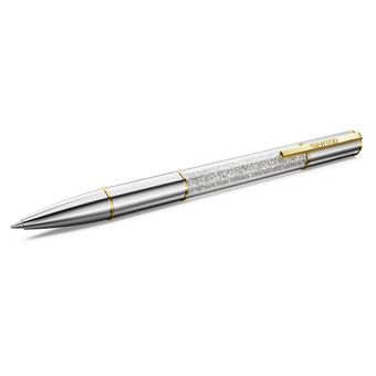 swarovski قلم crystalline lustre، لون فضي، لمسة نهائية من معادن مختلطة