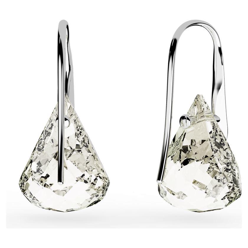 swarovski أقراط متدلية lunar، لون رمادي، طلاء روديوم