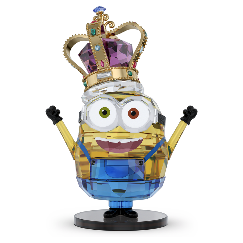 swarovski مجسم شخصية king bob من مجموعة minions