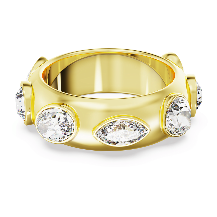 swarovski خاتم imber، قطع متنوع، لون أبيض، طلاء بلون ذهبي