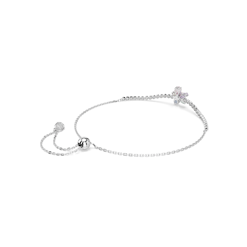 سوار ariana grande x swarovski، قطع متنوع، شكل زهرة، ألوان متعددة، طلاء روديوم