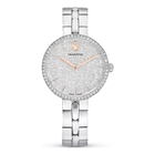 swarovski cosmopolitan watch  swiss made  metal bracelet  silver tone  stainless steel