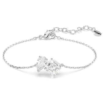 swarovski سوار mesmera، قطع متنوع، لون أبيض، طلاء روديوم