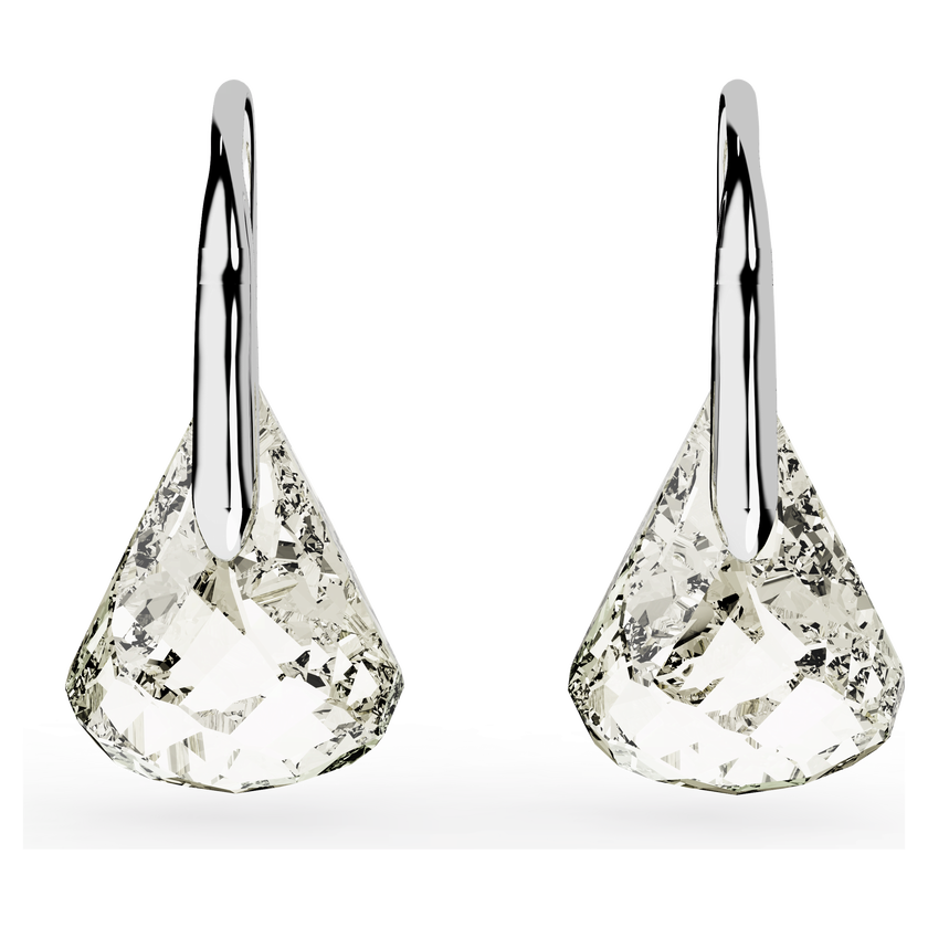 swarovski أقراط متدلية lunar، لون رمادي، طلاء روديوم