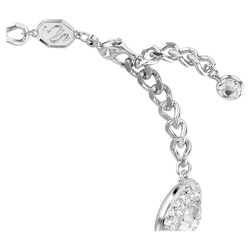 swarovski سوار una angelic، لون أبيض، طلاء روديوم