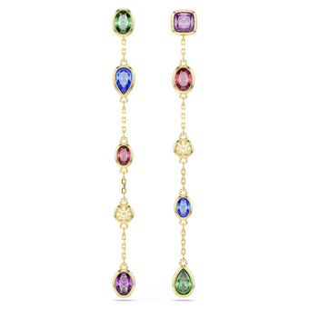 swarovski أقراط متدلية imber، قطع متنوع، ألوان متعددة، لمسة نهائية من الذهب عيار 18 قيراط
