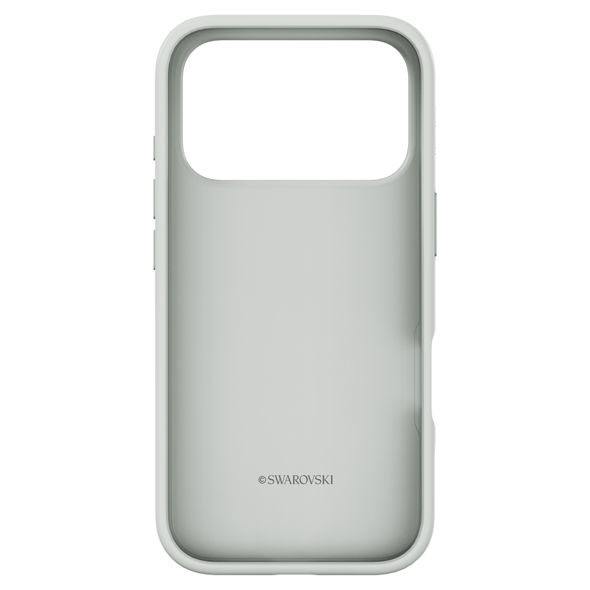 swarovski حافظة high للهاتف الذكي، iphone  17 pro، لون فضي