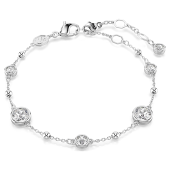 swarovski سوار imber، قطع مُستدير، لون أبيض، طلاء روديوم