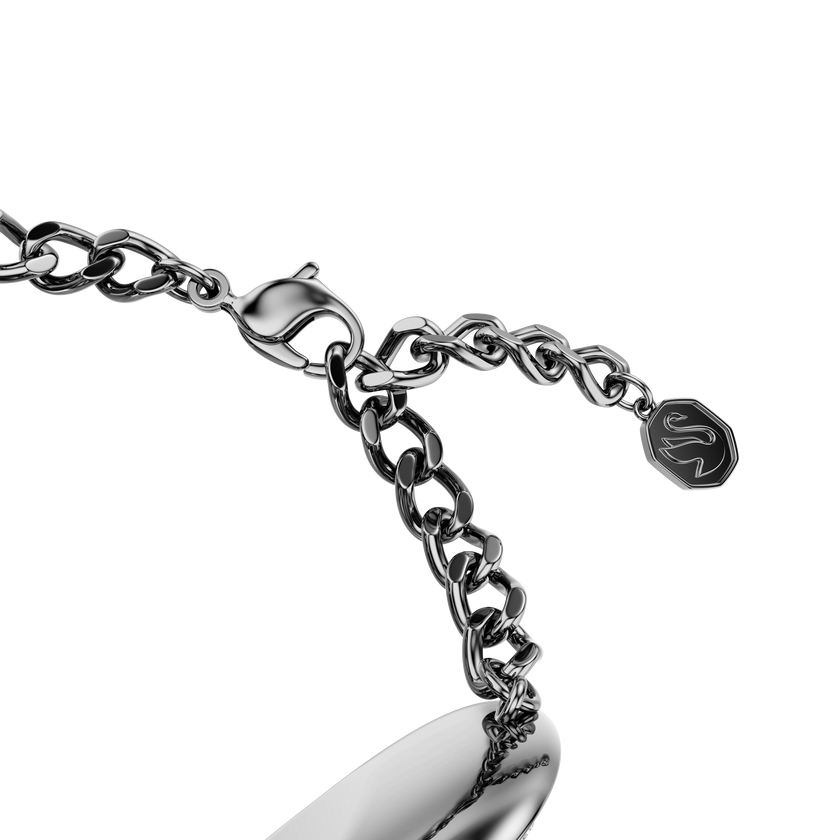 swarovski سوار una angelic، قطع كوشن، لون أبيض، طلاء روتينيوم