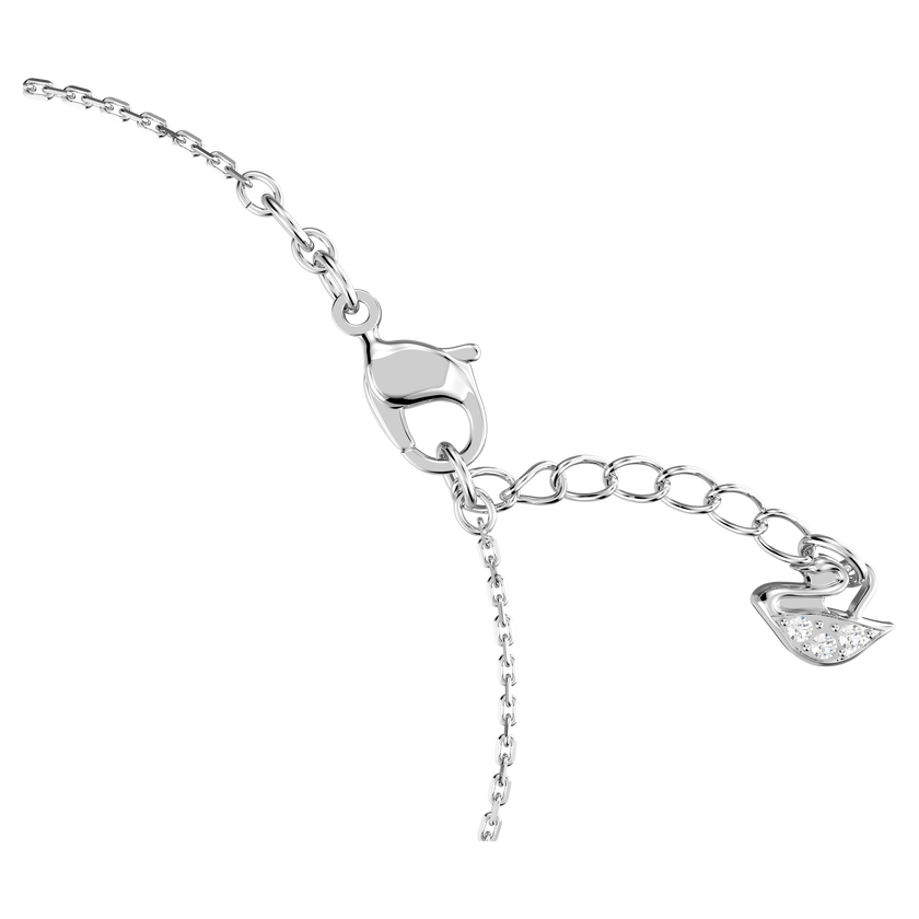 swarovski سوار only، لون أبيض، طلاء روديوم