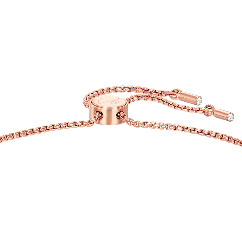 swarovski سوار subtle، لون أحمر، طلاء باللون الذهبي الوردي
