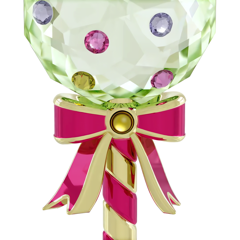 swarovski زينة شكل مصاصة holiday cheers dulcis، لون أخضر