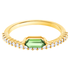 swarovski خاتم oz، أبيض، بطلاء بلون ذهبي