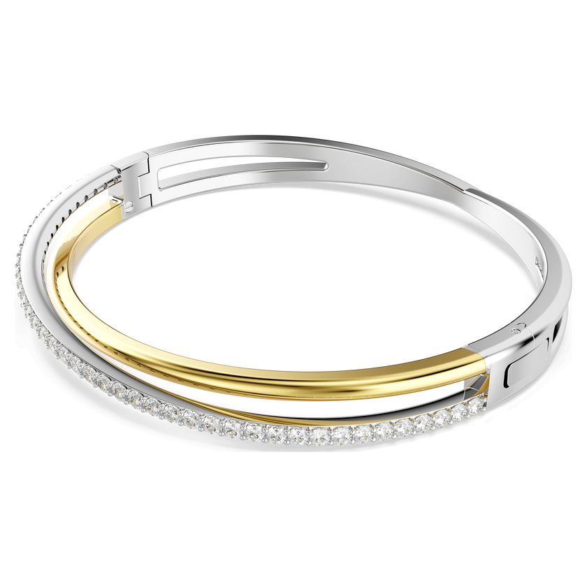 swarovski سوار hyperbola، قطع مستدير، لون أبيض، لمسة نهائية من معادن مختلطة