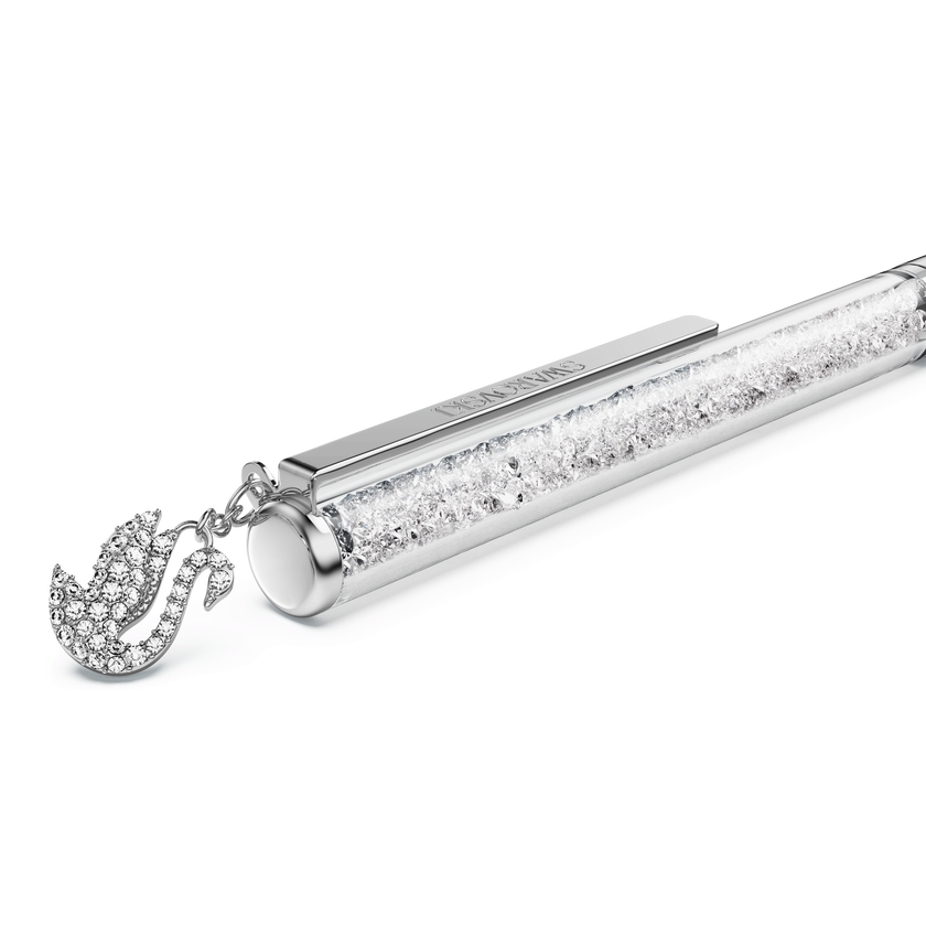 swarovski قلم حبر جاف crystalline، بجعة، طلاء كروم