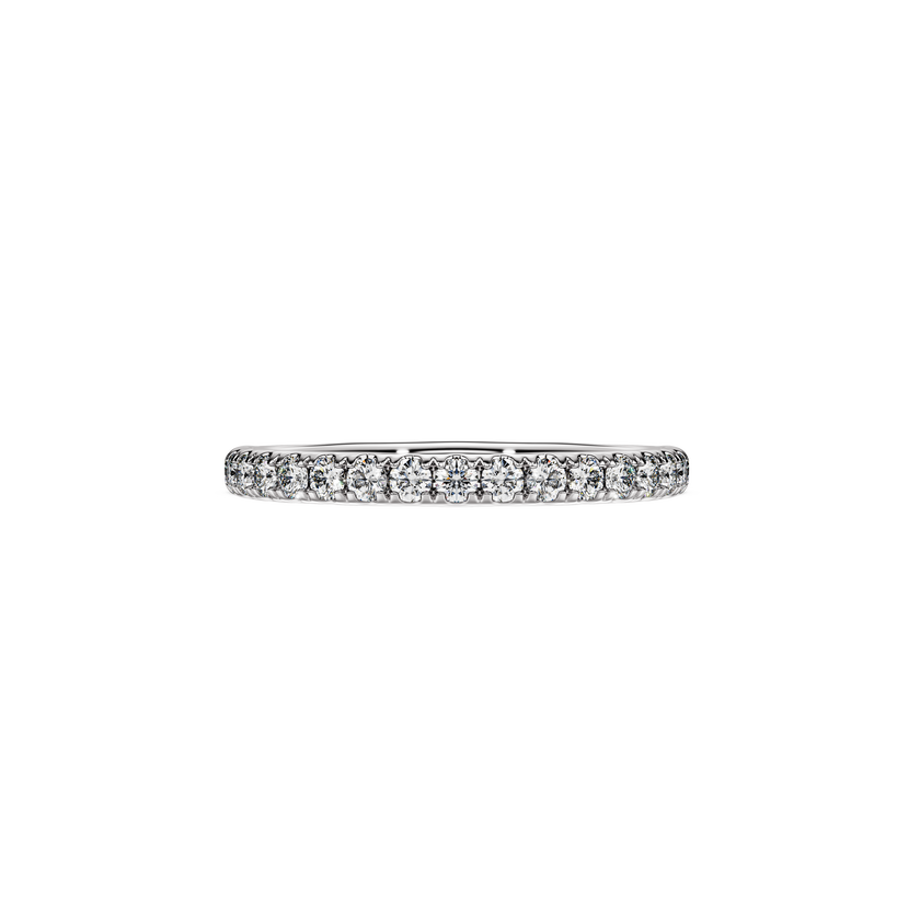 swarovski eternity band ring  lab grown diamonds 0 4 ct tw  round shape  sterling silver