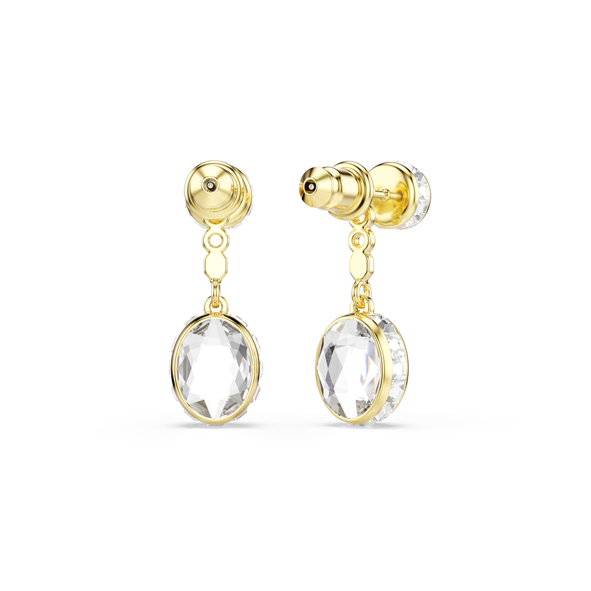 swarovski أقراط متدلية chroma، قطع متنوع، ألوان متعددة، طلاء باللون الذهبي