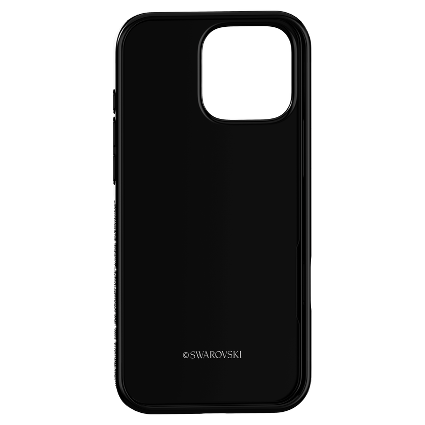 swarovski حافظة high للهاتف الذكي، iphone  16 pro max، لون أسود
