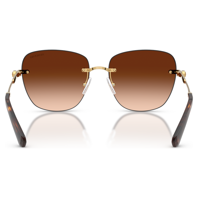 swarovski نظارات شمسية، شكل مربع، sk7043، لون بني