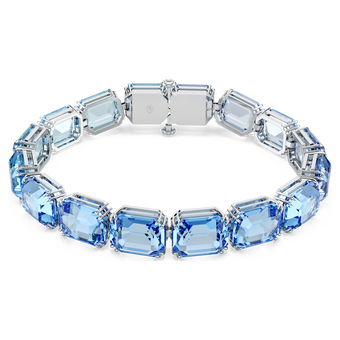 swarovski سوار millenia، قطع مُثَمَّن، لون متدرج، لون أزرق، طلاء روديوم