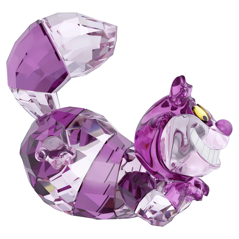 swarovski مجسم قط الشيشاير من alice in wonderland