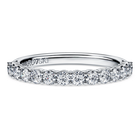 swarovski خاتم eternity، ألماس مُصنع في المختبر بإجمالي 0 5 قيراط، شكل دائري، ذهب أبيض عيار 18