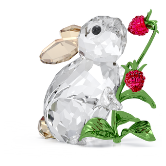 swarovski قطعة زينة idyllia على شكل أرنب وتوت عليق