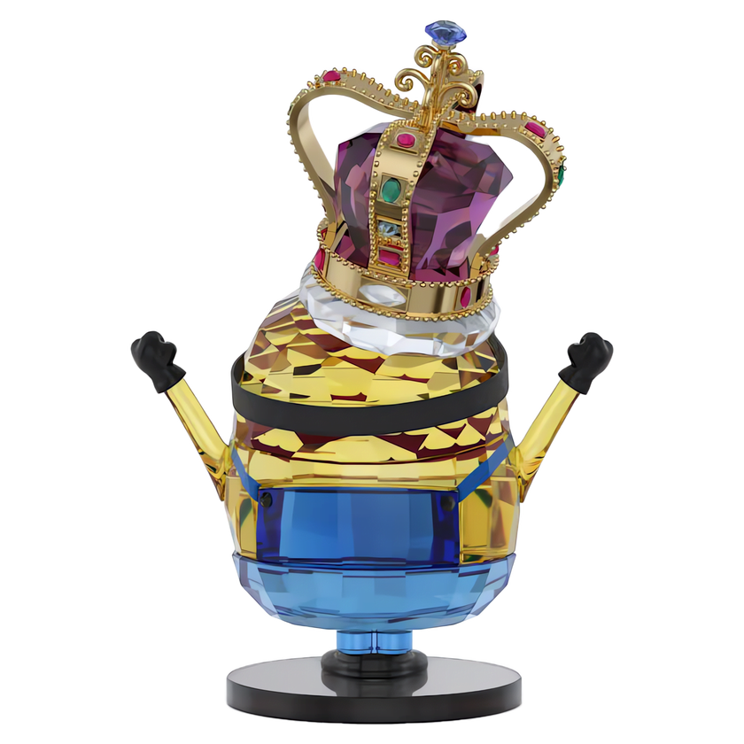 swarovski مجسم شخصية king bob من مجموعة minions