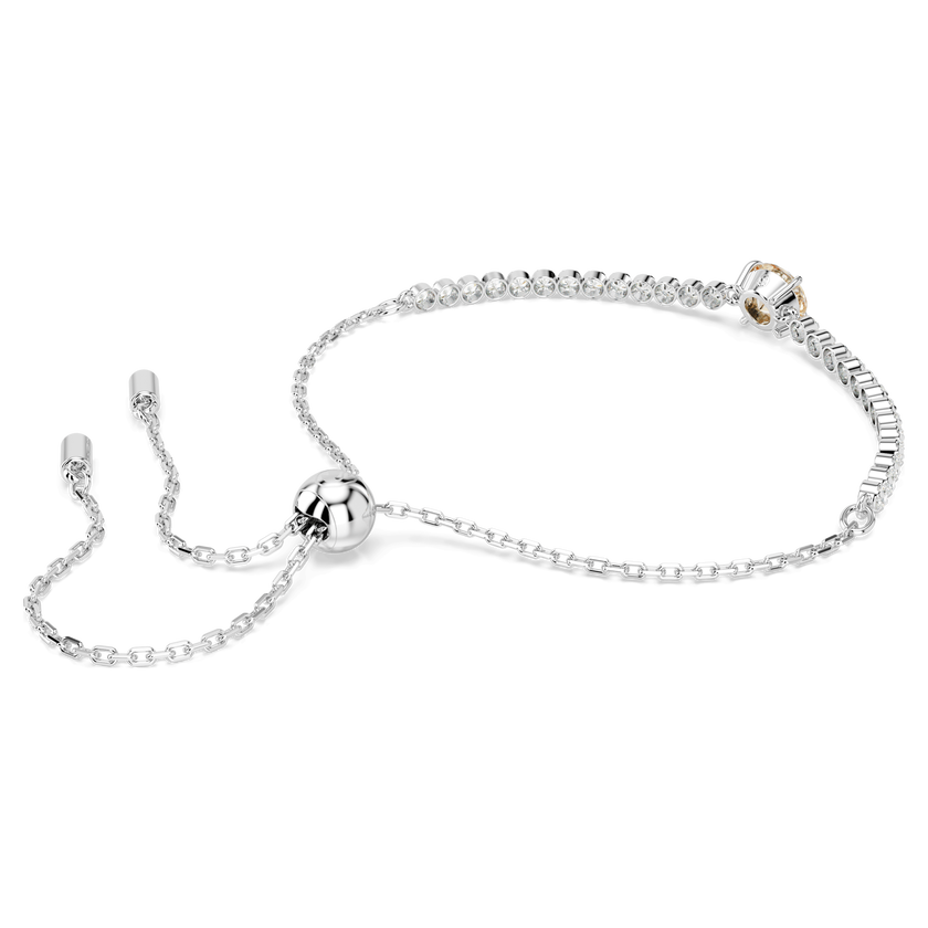 swarovski سوار matrix tennis، قطع متنوع، لون أصفر، طلاء روديوم
